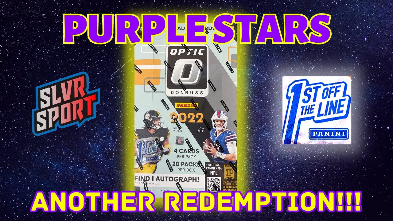 2022 Panini Donruss Optic Football FIRST OFF THE LINE Hobby Box