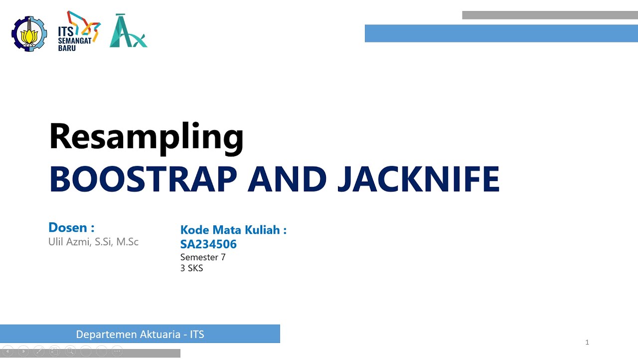 Resampling Bootstrap dan Jacknife | Simulasi Aktuaria (Studi Kasus : Model Regresi Linier)