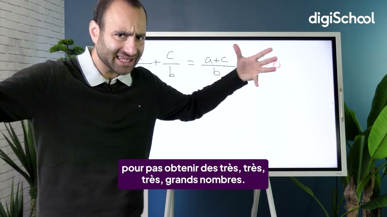 Calculer avec des nombres en écriture fractionnaire - Maths