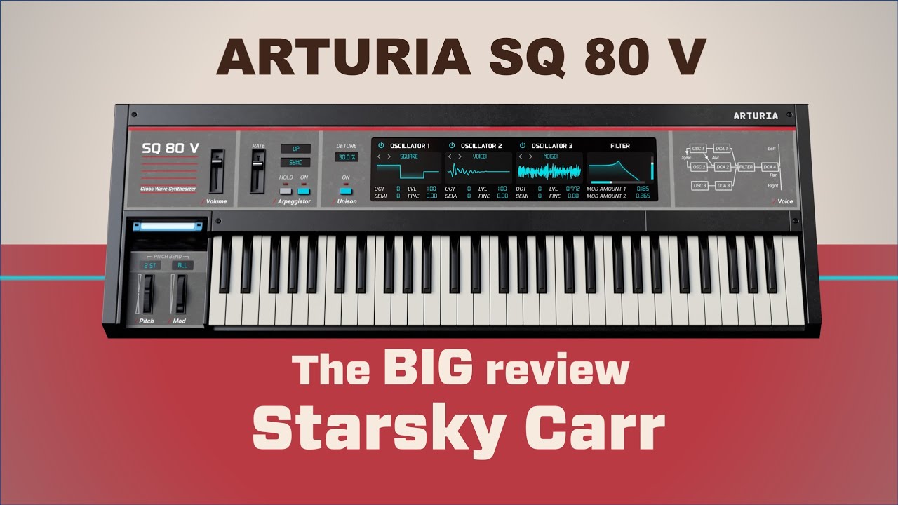 ARTURIA SQ80 V // full review, demo and walkthrough