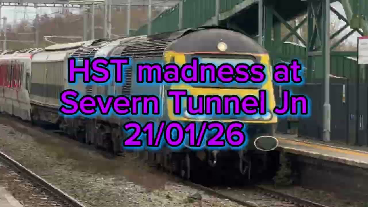 5 HST’s at Severn Tunnel Jn 21/01/26