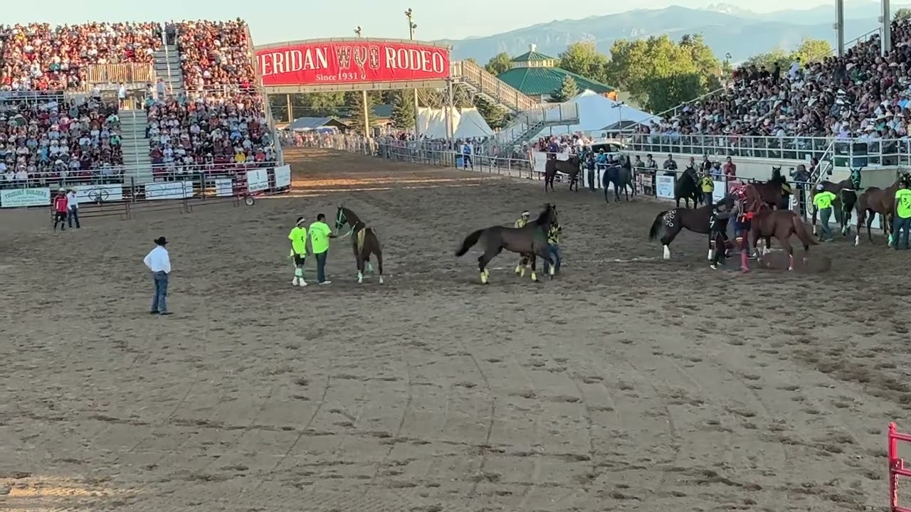 Sheridan Wyo Rodeo 2025 Men’s Relay Championship Saturday