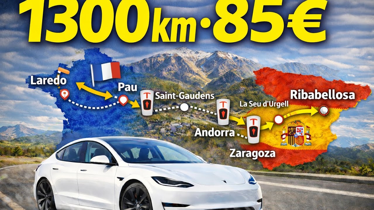 Viaje para no olvidar | 1300 km en Tesla por Europa en Model3 