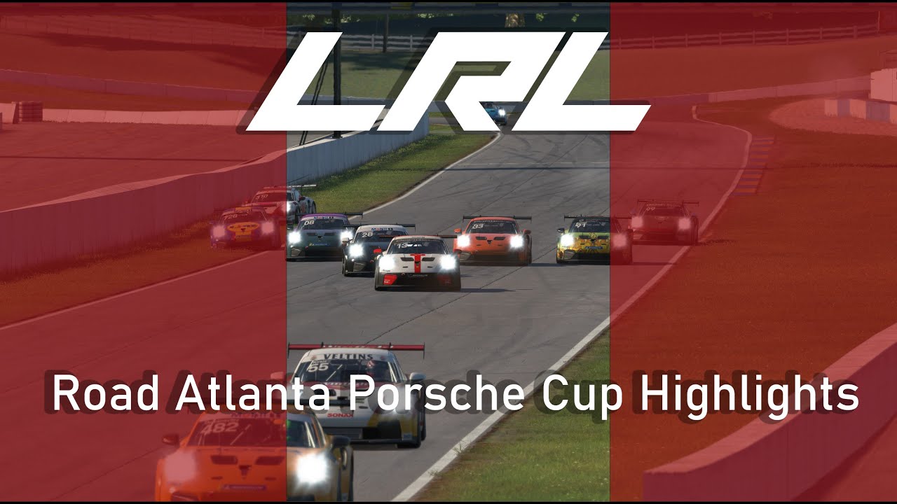 iRacing Season 2 - Road Atlanta - Porsche Cup - Highlights