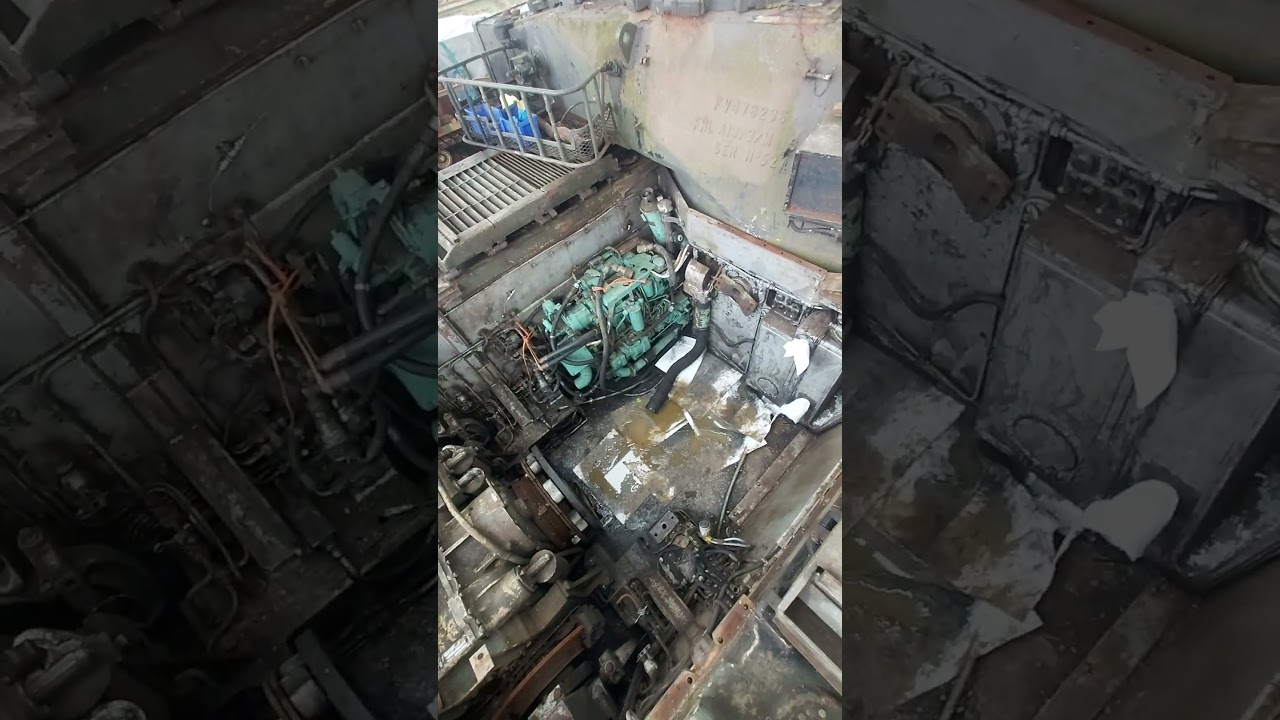 Chieftain tank engine bay