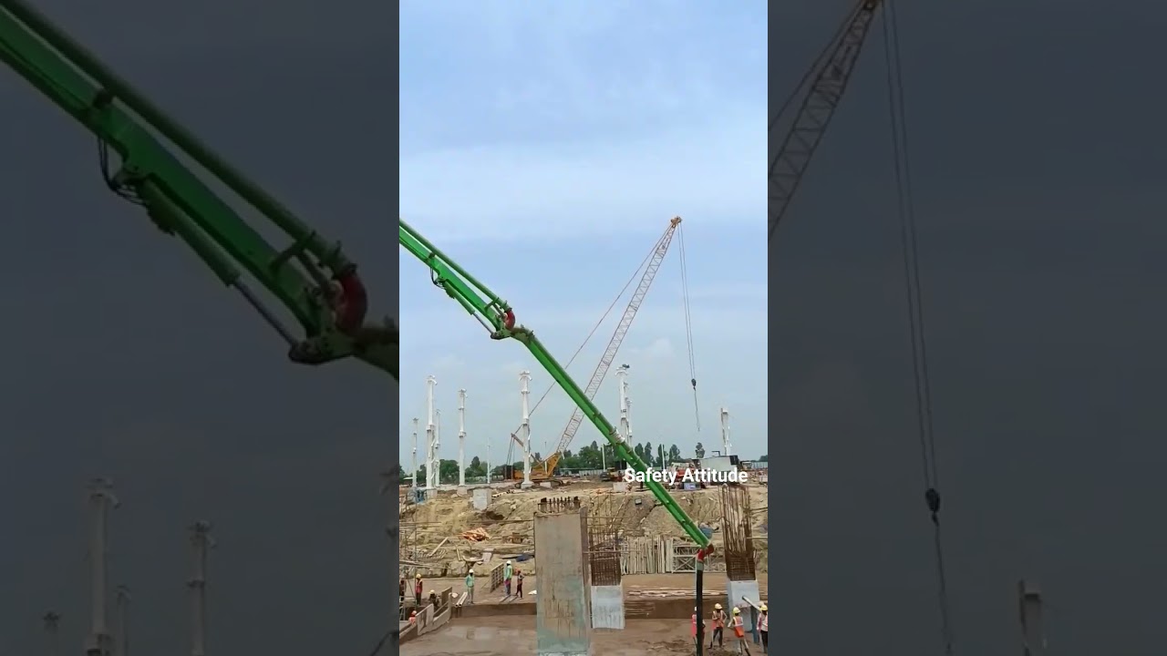 #concrete #boom #placer  #for #rcc at #big #construction #project