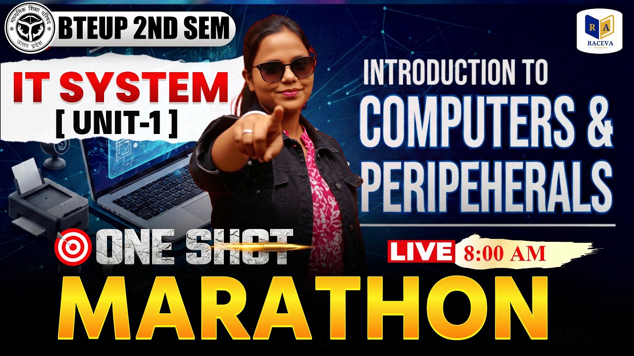 IT System Unit-1 One Shot Marathon🔥 | BTEUP 2nd Sem Computer & Peripherals Full Chapter in 1 Video 🚀