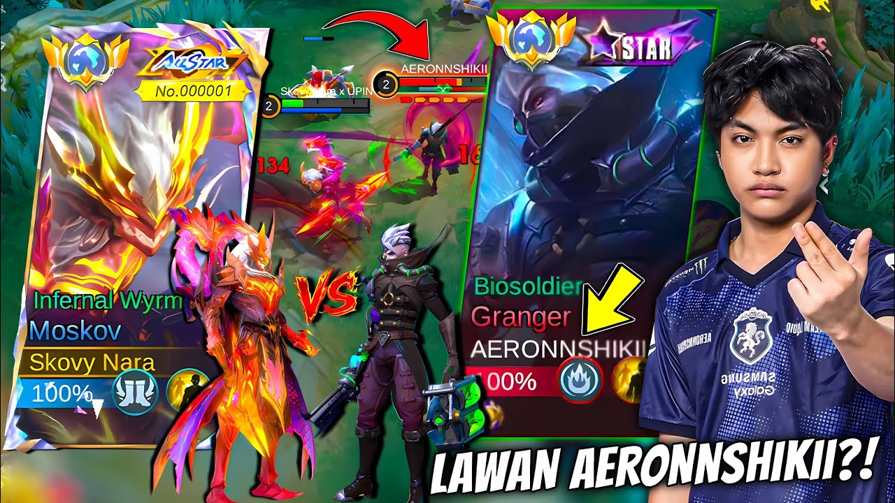Ngeriii !! Global Moskov Nabrak AeronShiki Di Rank Tinggi!?? Match Gila Saat Push MMR! ~ MLBB
