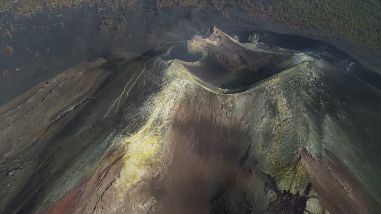 🌋volcan de cumbre vieja 4K 🔥