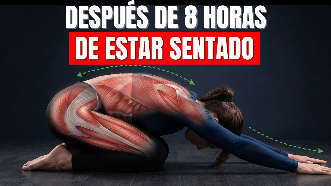 Si Pasas 8 HORAS SENTADO, Haz ESTO Antes de DORMIR (50+)