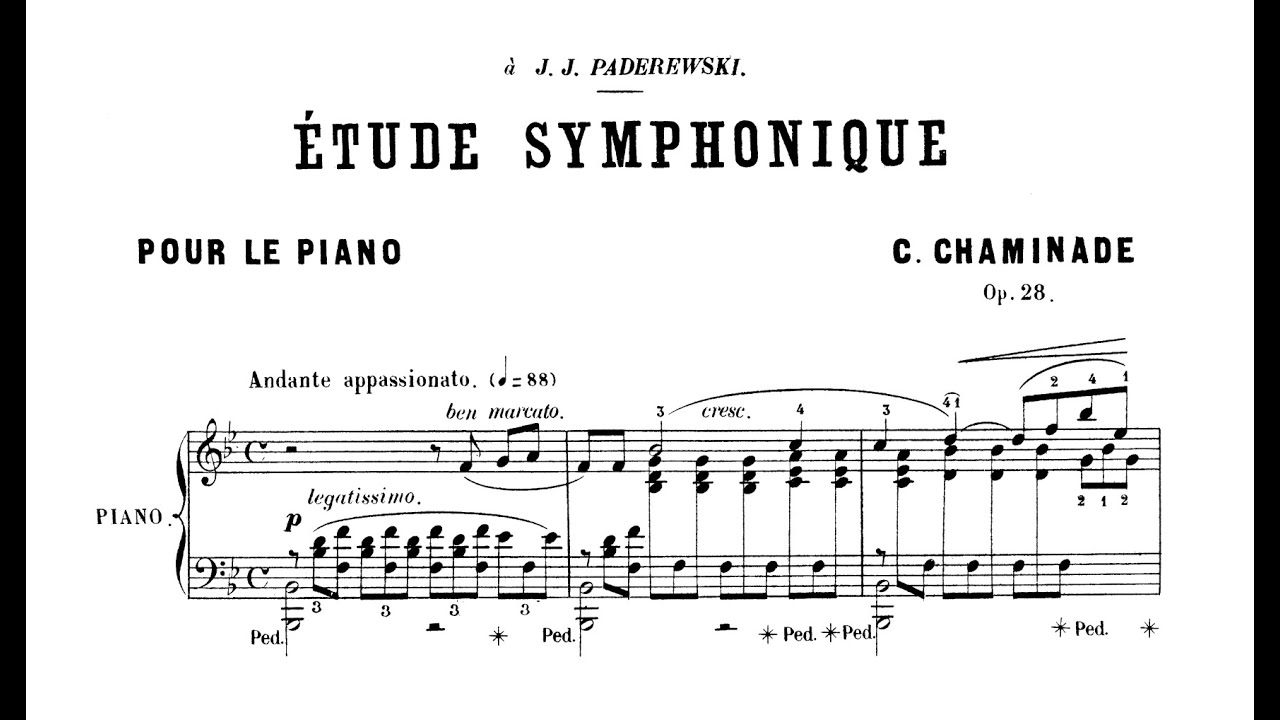 Cécile Chaminade - Étude symphonique, Op. 28