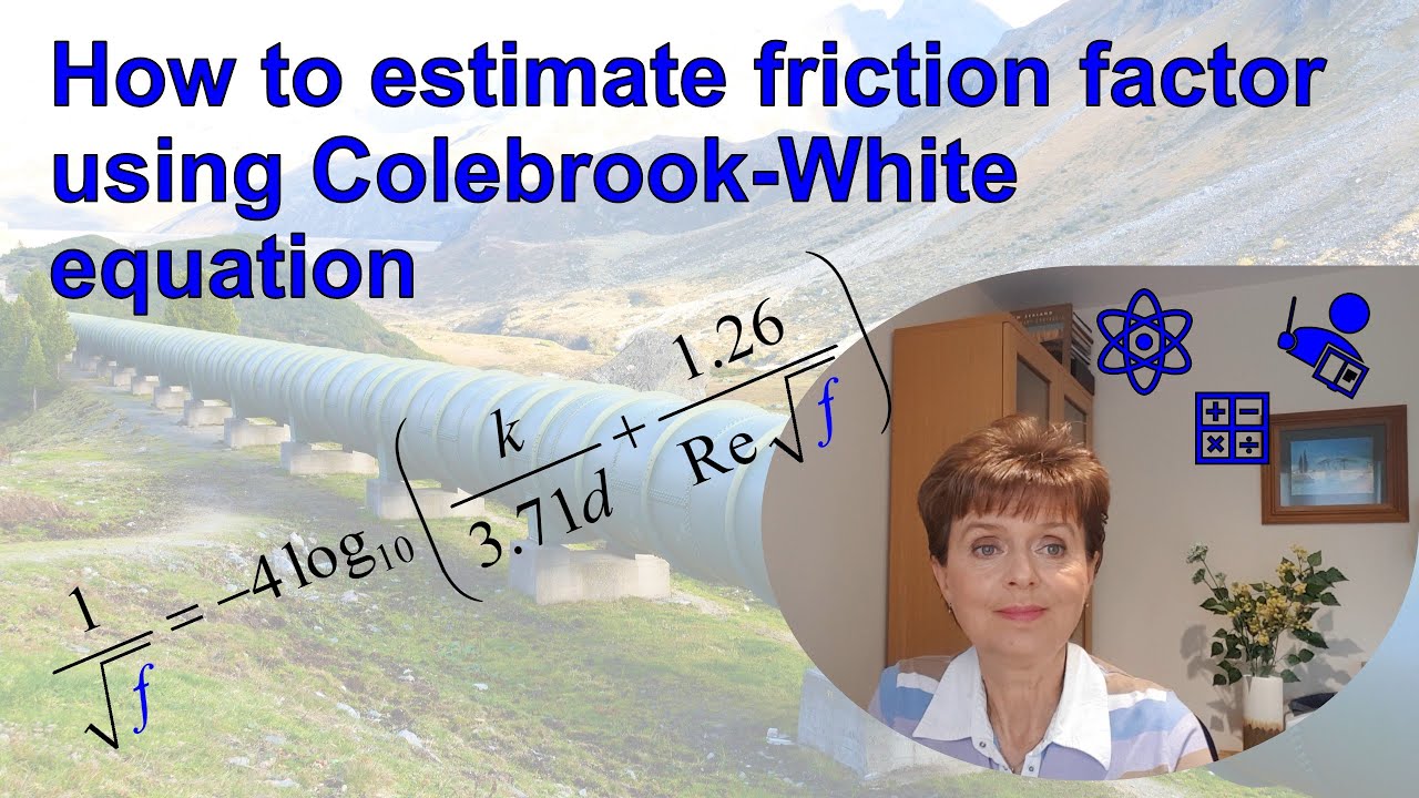 How to estimate friction factor using Colebrook-White equation