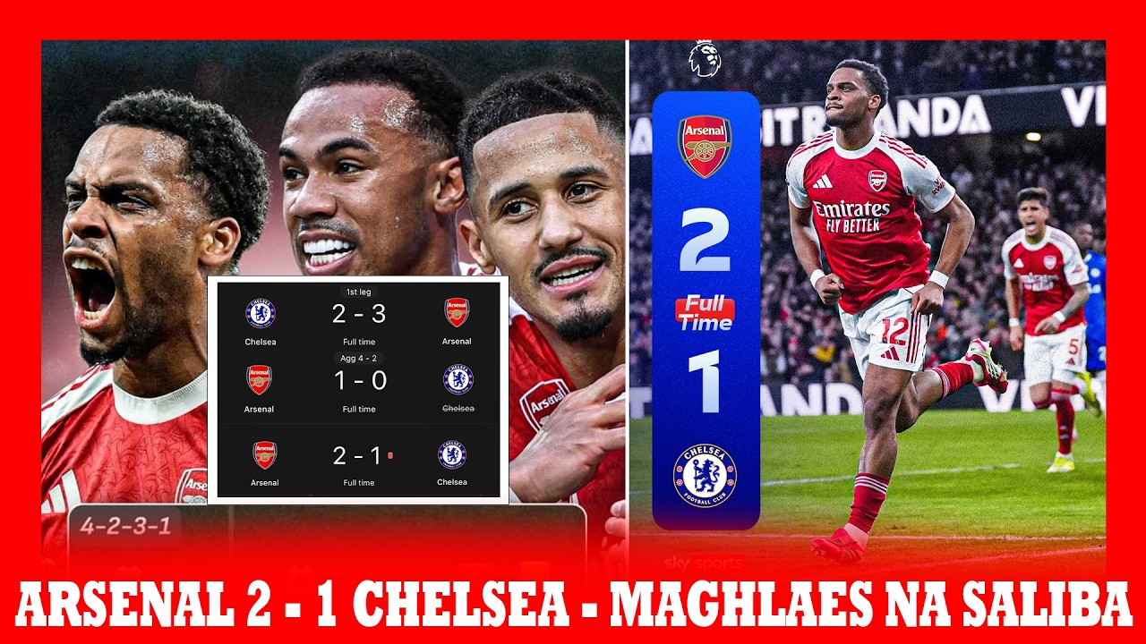 ARSENAL YONGEYE KUNESHA CHELSEA! SET PIECES NIWO MUVUNO | MAGHLAES NA SALIBA BAKOZE AMATEKA