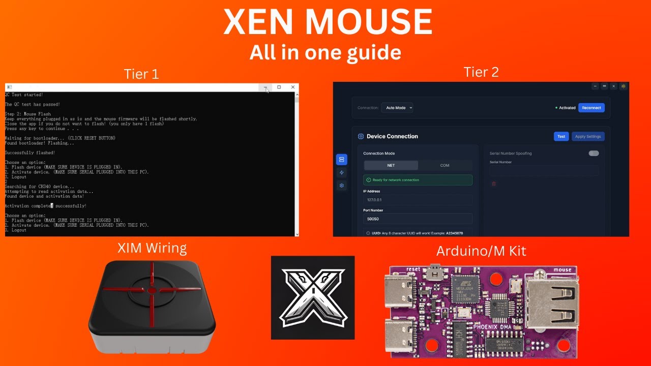 Ultimate Xenmouse Guide - Tier 1 + Tier 2 - Xim Matrix - M-Kit V2 - DIY Arduino