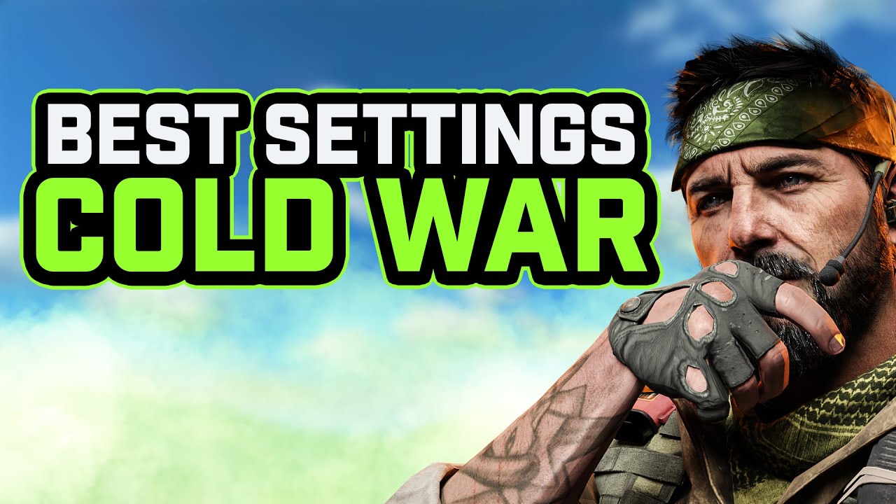 Cold War BEST Settings For PERFORMANCE & VISIBILITY