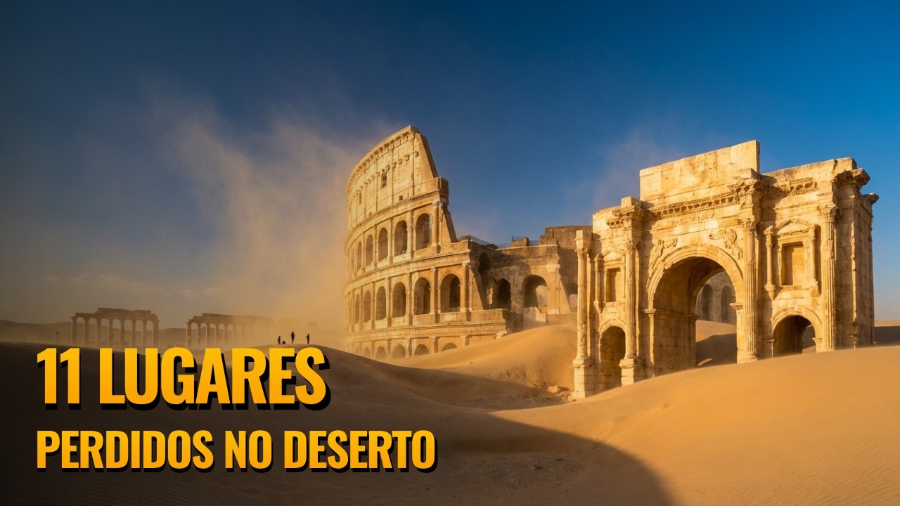 AREIAS MORTAIS! 11 cidades e artefatos desaparecidos, enterrados no deserto