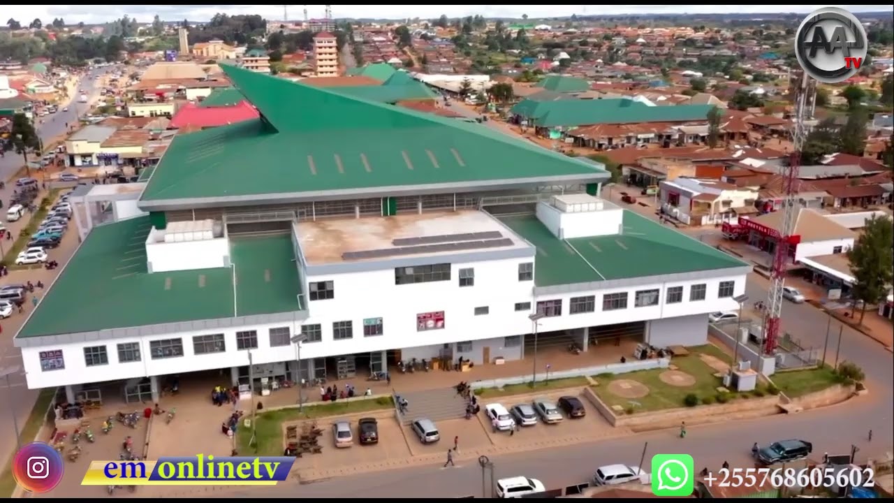 This is how Njombe Town look like (Mwonekano wa mji wa Njombe)