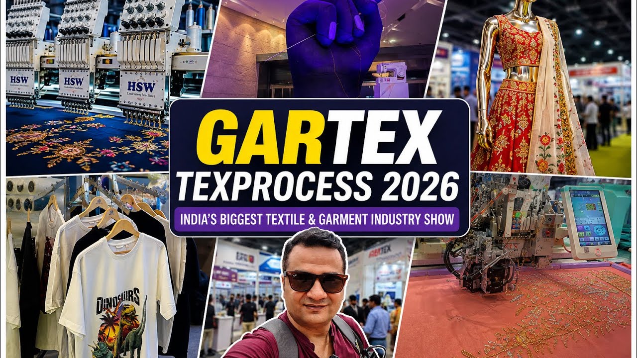 Gartex texprocess 2026 delhi / Textile & Garment Machinery Exhibition Delhi 2016