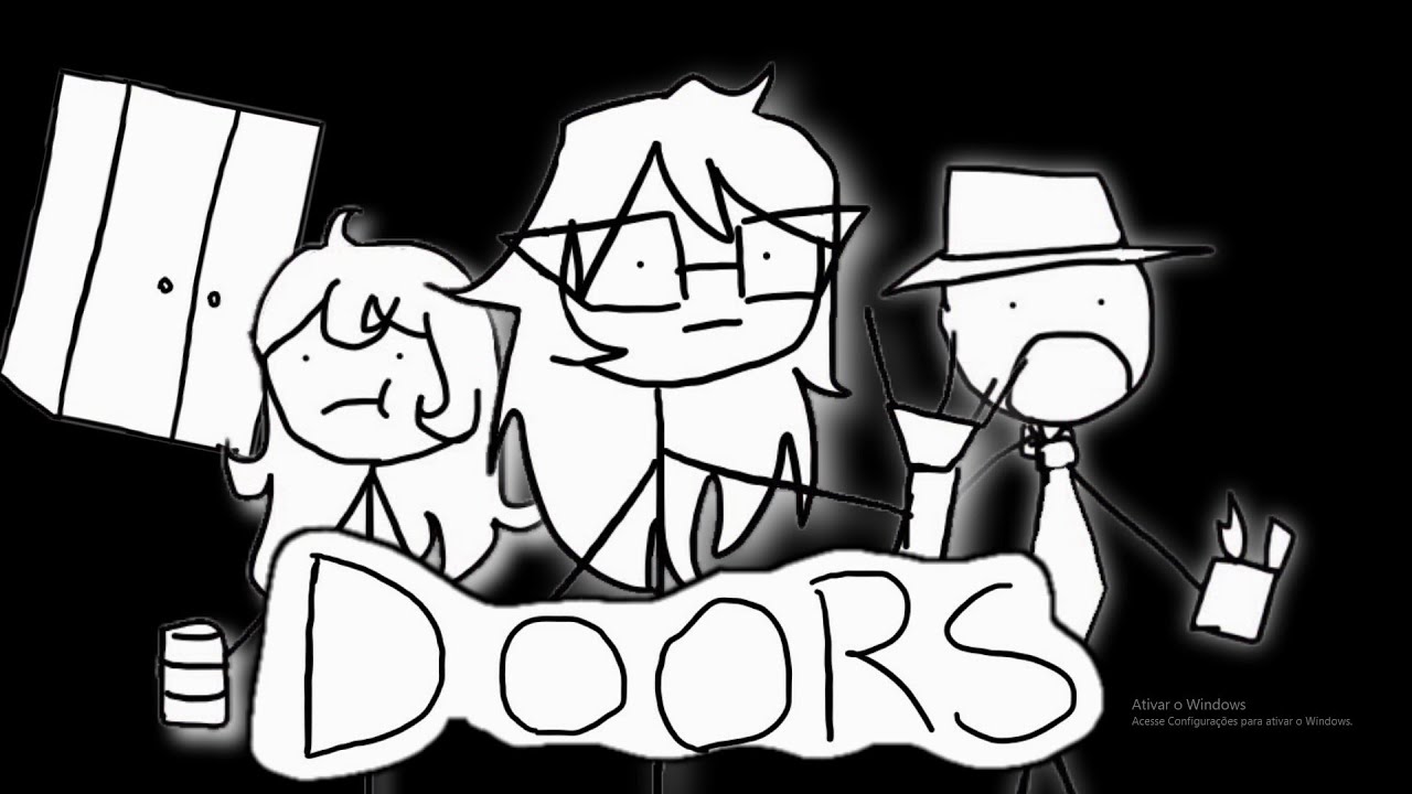 DOORS... MAS COM ORÇAMENTO BAIXO (Doors on budget Roblox)