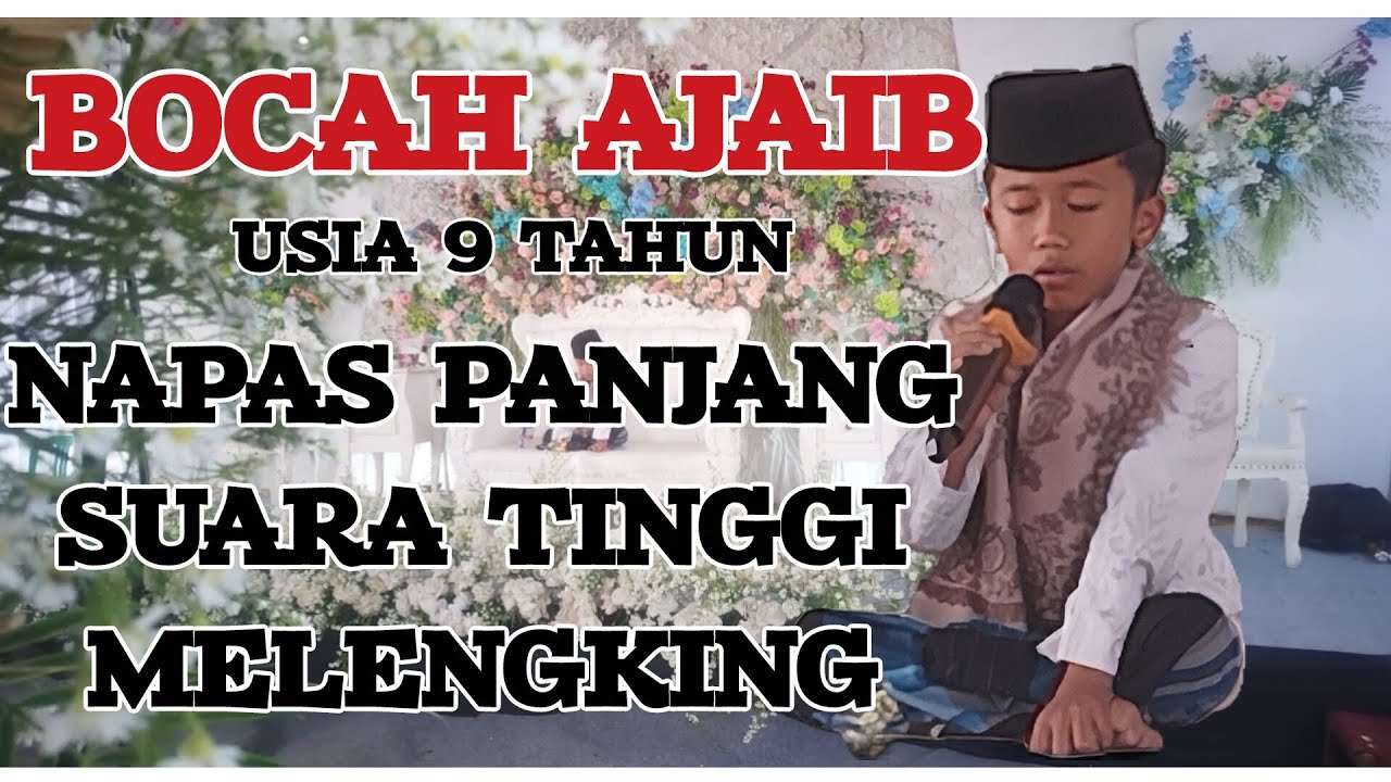 Bocah ajaib, napas panjang suara tinggi melengking #qori #haflah #qoriinternational