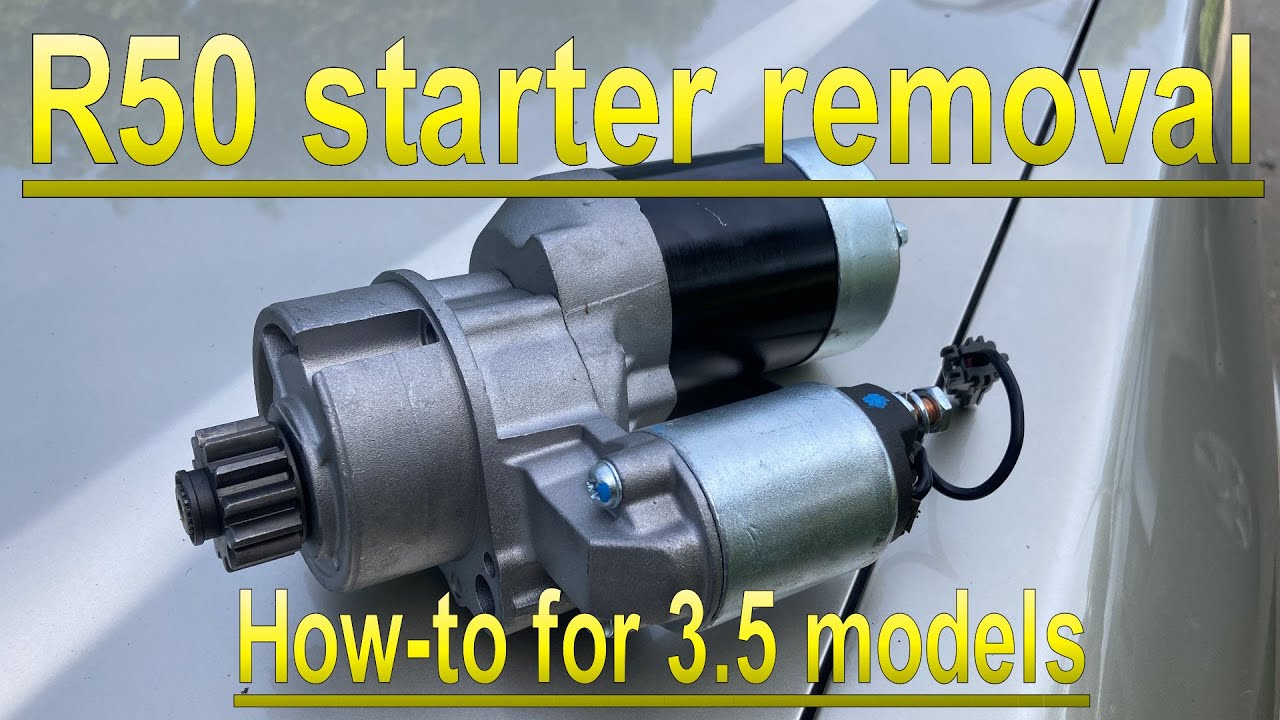Starter removal (how to) 2001-2004 Pathfinder/Qx4