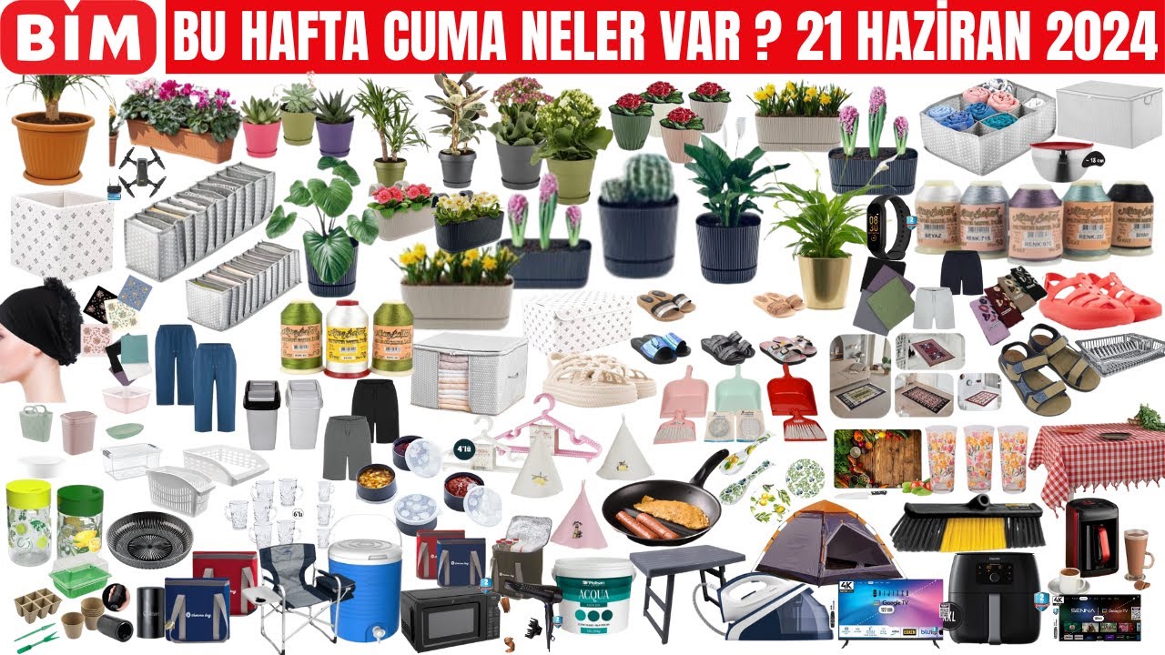 BU CUMA BİM’DE NELER VAR ? | BİM 21 HAZİRAN 2024 KATALOĞU | MUTFAK EV GEREÇLERİ | BİM AKTÜEL ÜRÜNLER