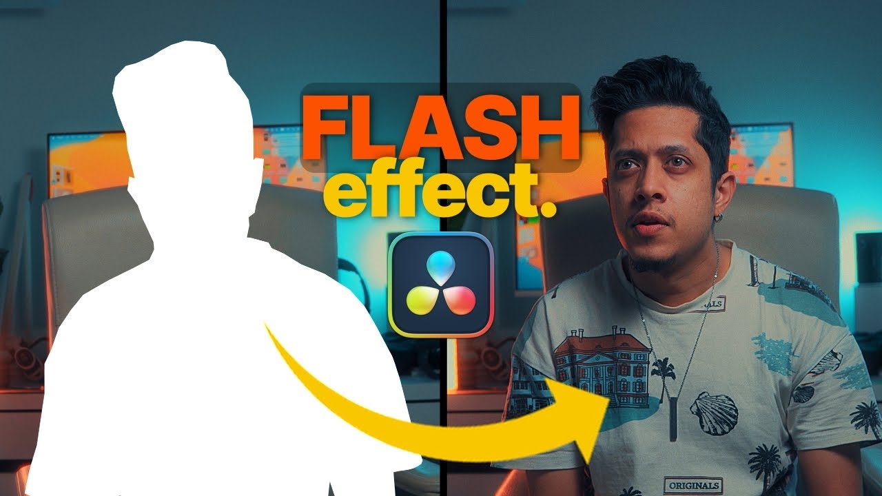 How to do FLASH EFFECT on Davinci Resolve!