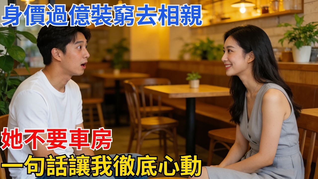 身價過億裝窮去相親，她不要車房，一句話讓我徹底心動#故事頻道 #故事分享 #睡前故事 #職場故事#男頻#爽文