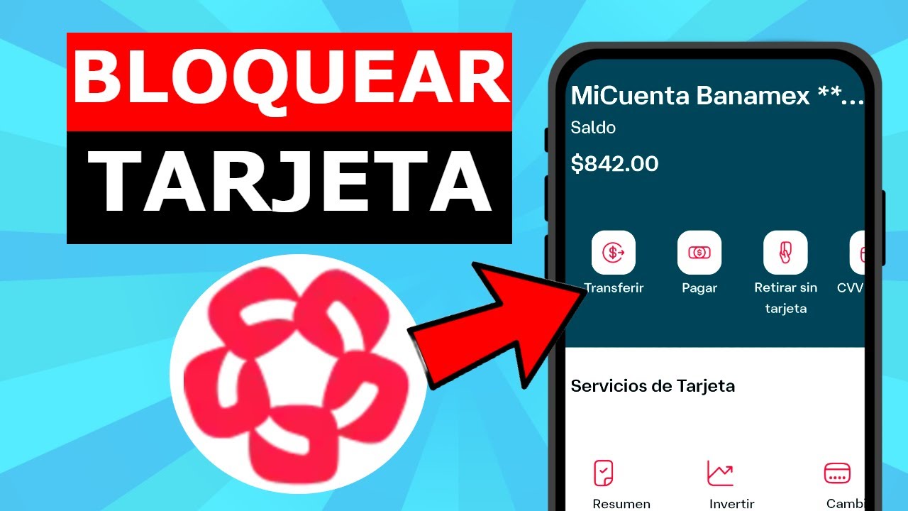 Como BLOQUEAR TARJETA BANAMEX DESDE la APP ✅