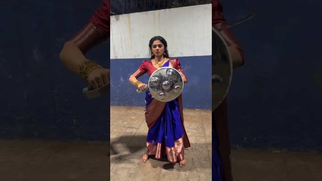 களரிப்பயட்டு கலை ⚔️🔥#delna #kalaripayattu #aadukalamserial #NammaVeetuDeepavali #suntv
