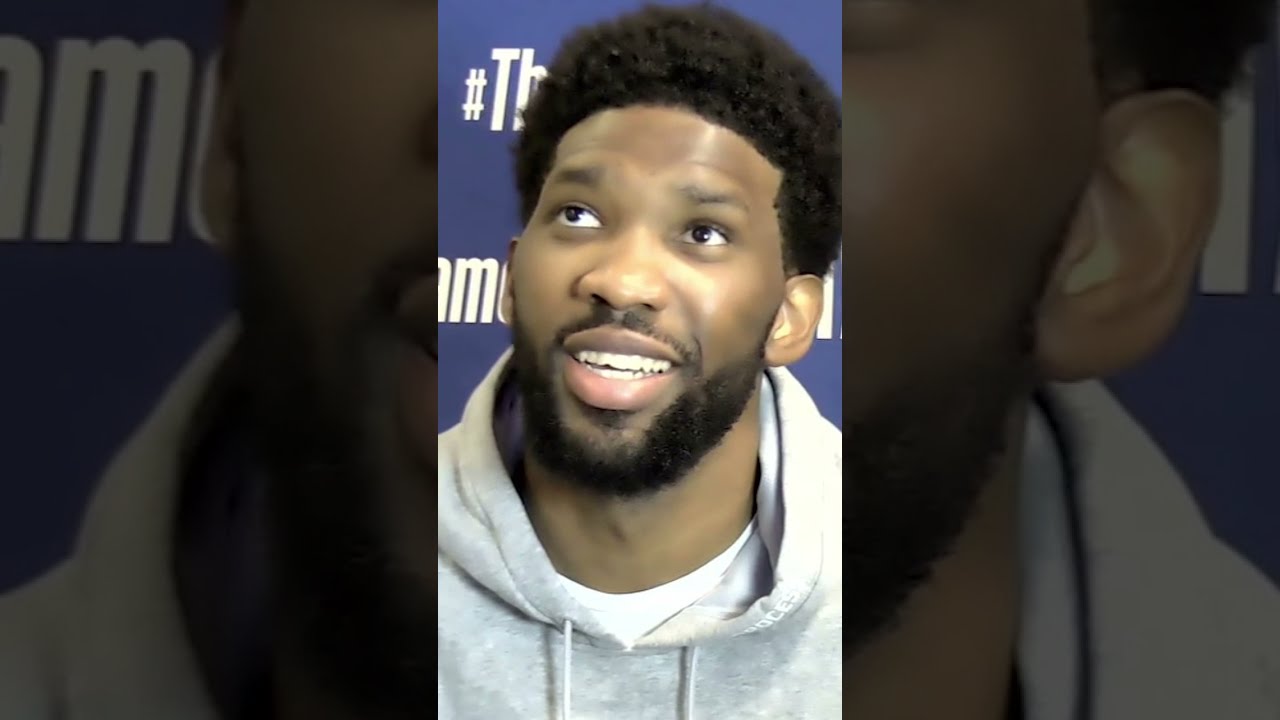 'That was crazy!' Kawhi Leonard's dunk interrupts Joel Embiid's news conference #Shorts