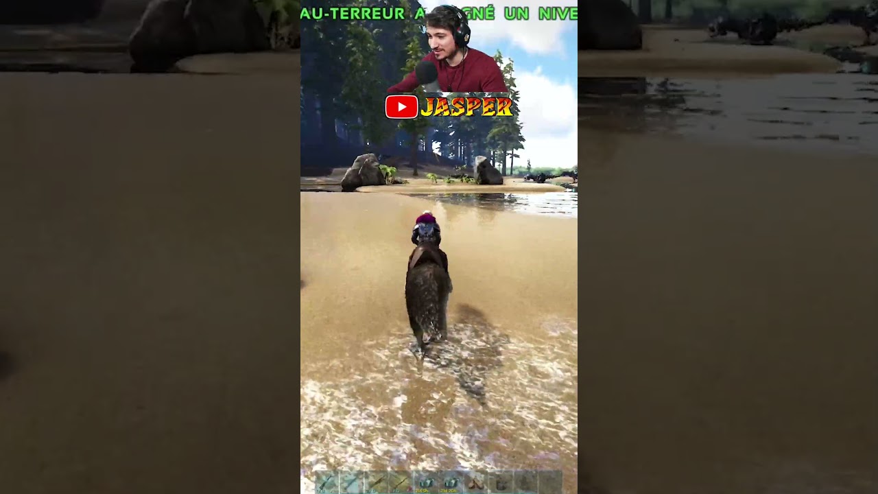 JUMP WITH THE TERROR BIRD! #ark #gaming