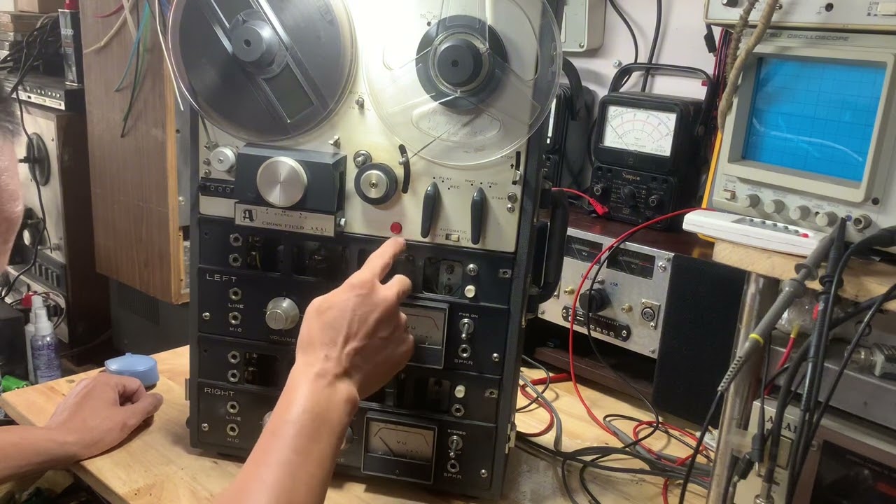 Akai M8-Đầu băng cối tự hành. Hỏng một vế và vài chia sẻ với người dùng.
