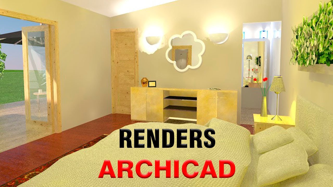 Renders básicos en Archicad