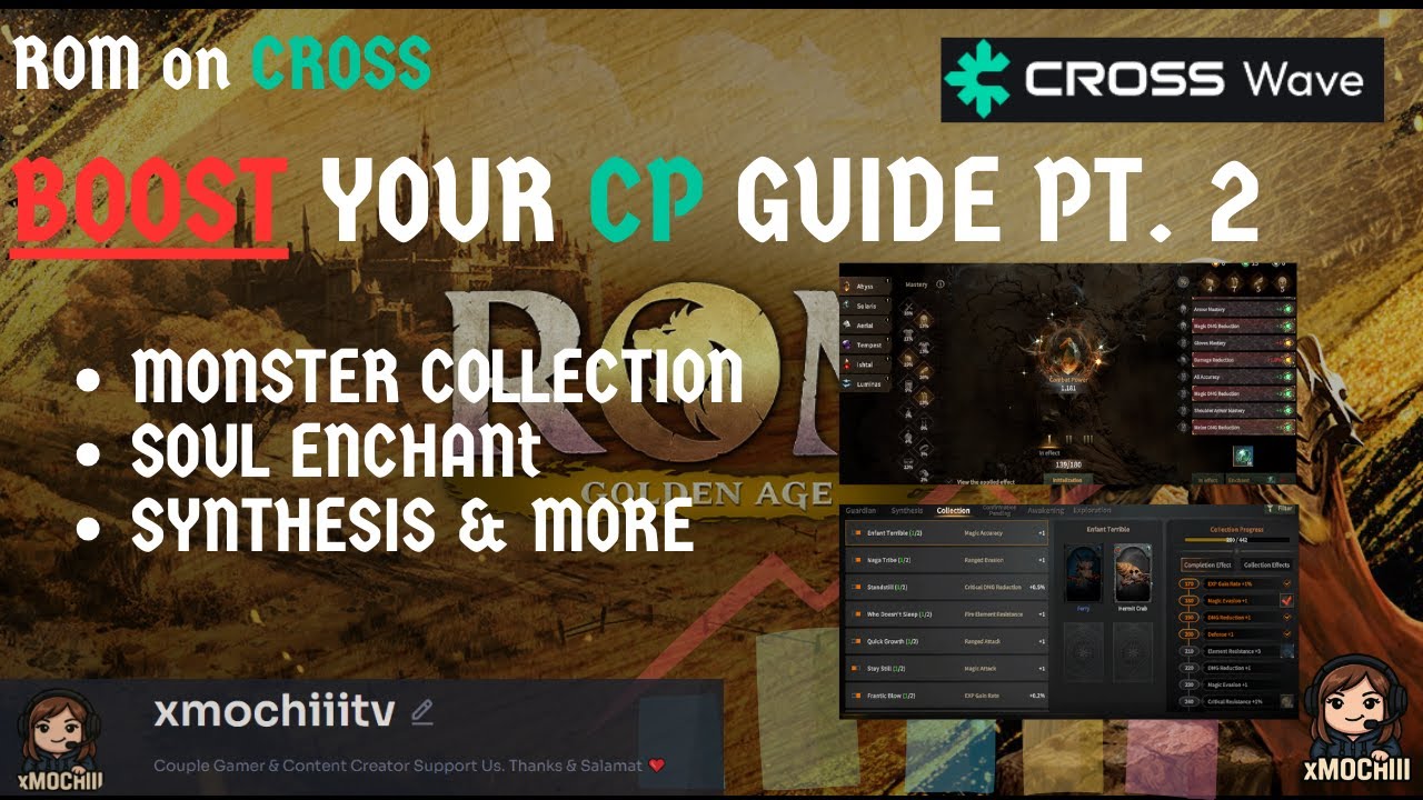 ROM: Golden Age on CROSS | Combat Power Boost Guide Part 2 – Monster Collection, Guardians & Costume