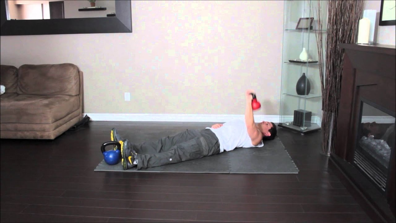 Kettlebell Single Arm Floor Press Technique