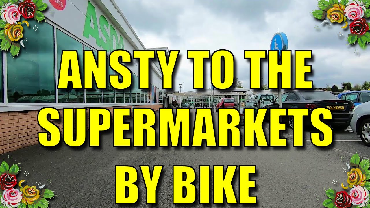 A bike ride: Ansty to the Supermarkets in Coventry from The North Oxford Canal.
