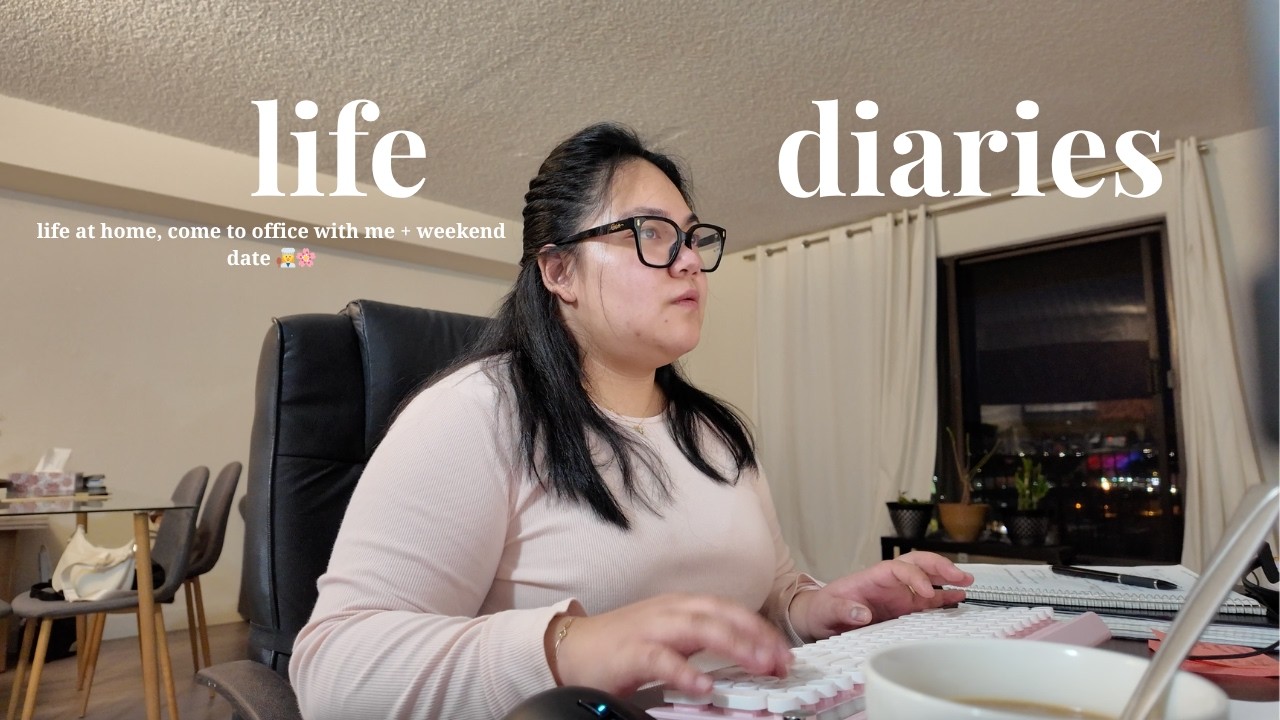 WEEKLY VLOG: realistic WFH routine, productive days at home, a lot of home cooking & weekend date! 🤍