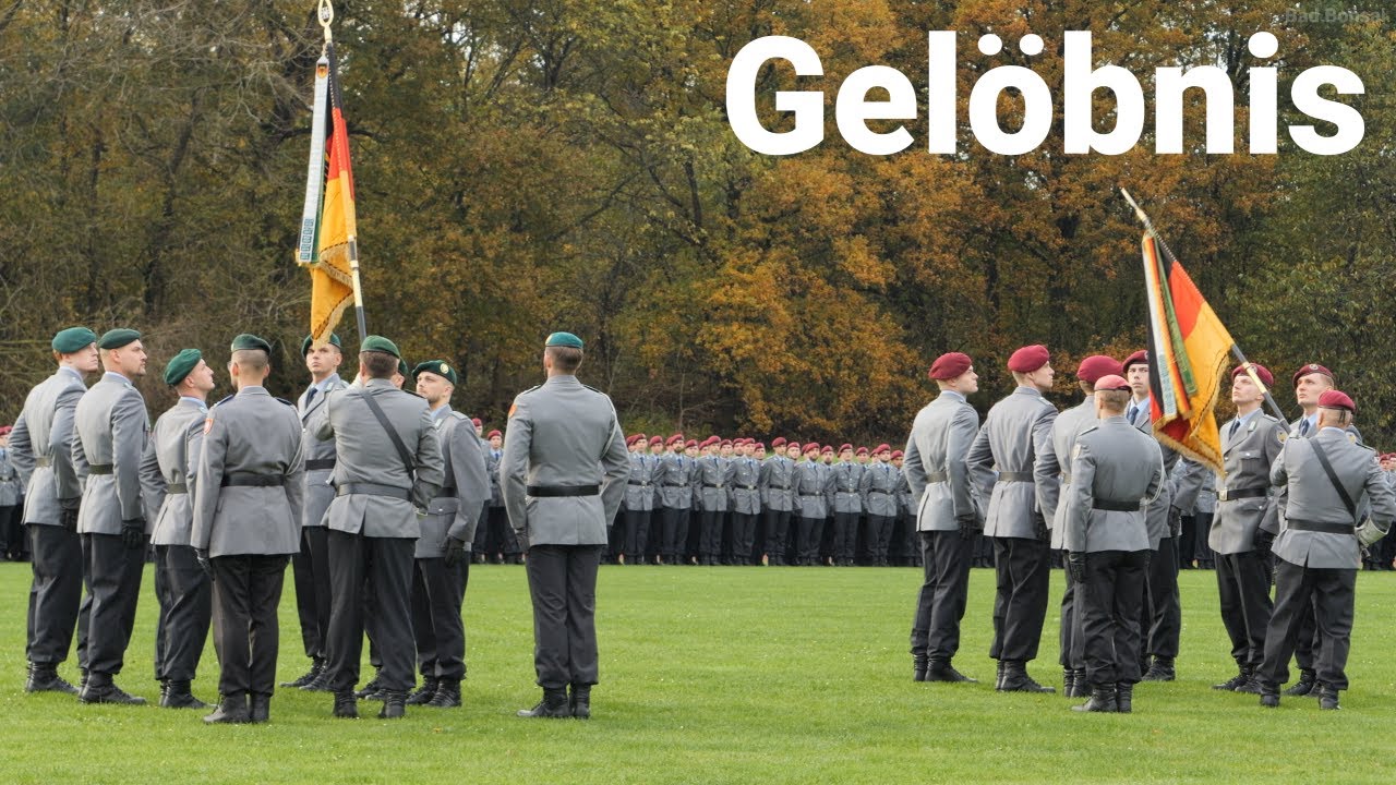 Feierliches Gelöbnis Jägerbataillon 91 - Fallschirmjägerregiment 31 in Rotenburg (Wümme) 9.11.2023