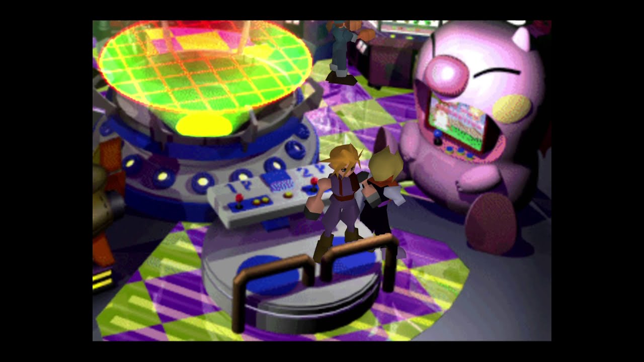 FINAL FANTASY VII - Playing all the mini games at the golden saucer ! PS4 Pro HD Remaster