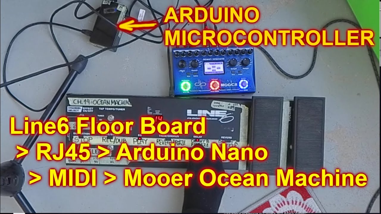 Mooer Ocean Machine ONLY, home-made MIDI controller ambient jam