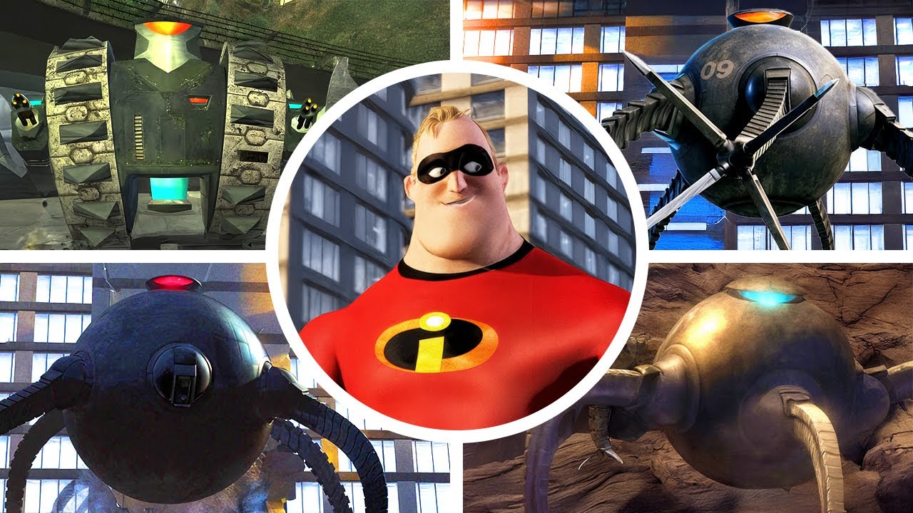 The Incredibles - All Bosses & Ending