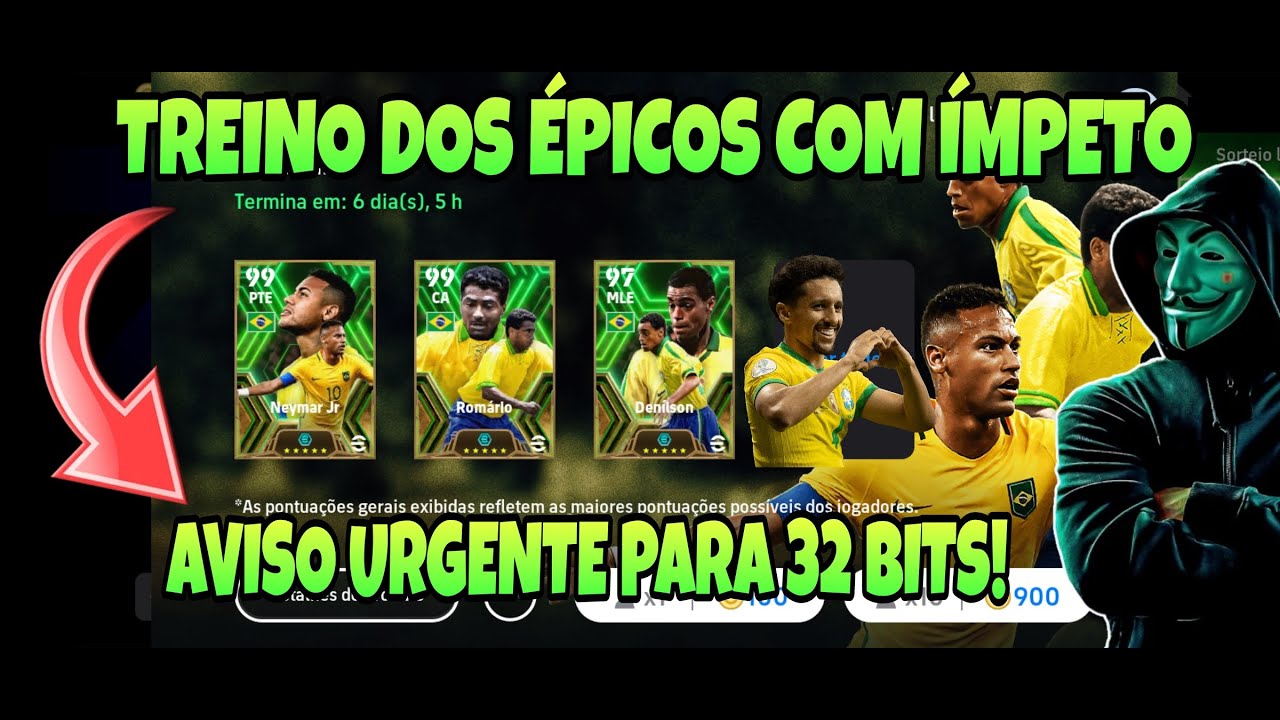 TREINO DOS ÉPICOS COM ÍMPETO E OS BRASILEIROS DA CAMPANHA DE CARNAVAL- RECADO URGENTE PARA 32 BITS📢🔴