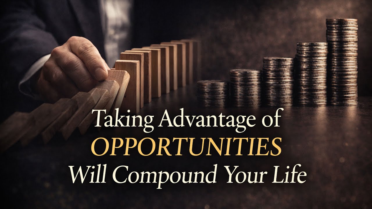 Taking advantage of opportunities will compound your life