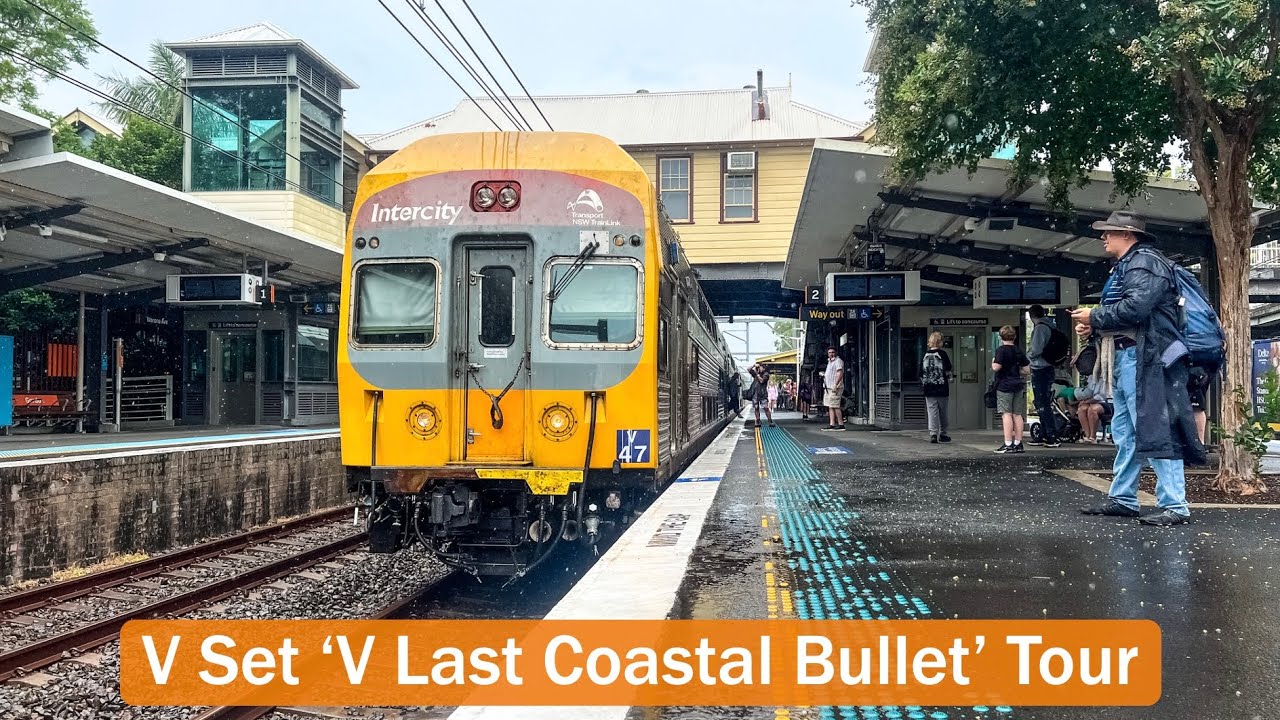 Видеоблог Transport for Sydney № 1079: Тур V Set «V Последний прибрежный поезд»