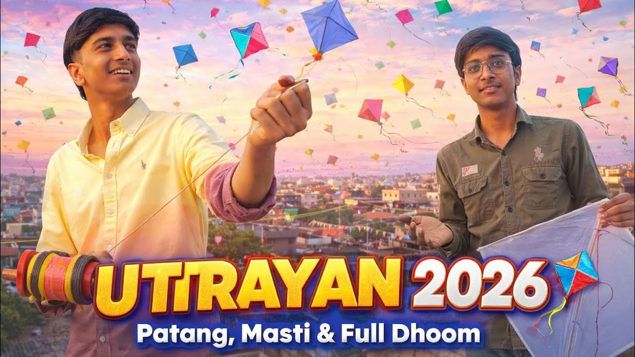 Uttrayan vlog 2026🪁🪁🔥