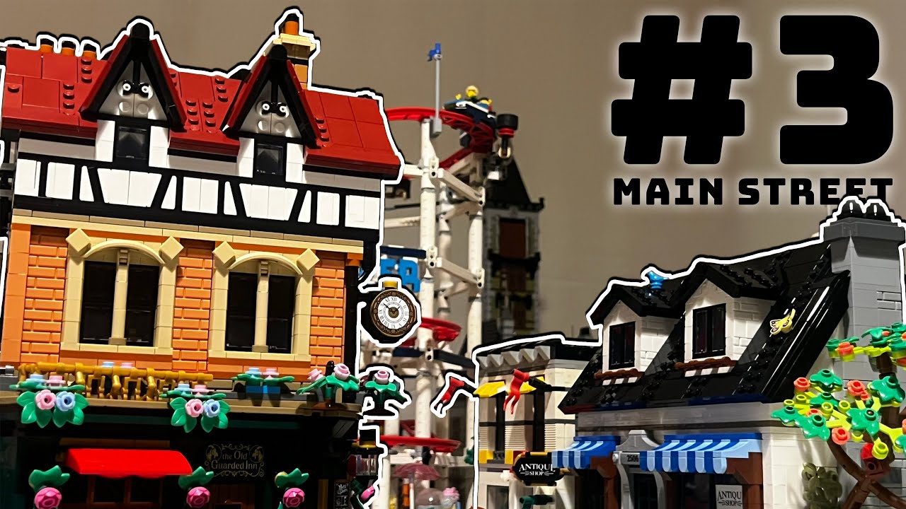 MAIN STREET! Lego Theme Park Renovation Episode 3