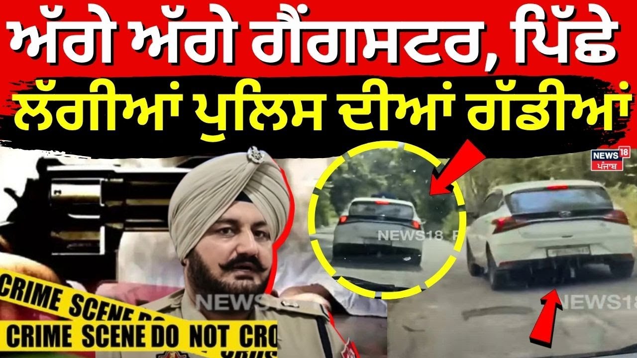 Kapurthala News | ਅੱਗੇ ਅੱਗੇ ਗੈਂਗਸਟਰ, ਪਿੱਛੇ ਲੱਗੀਆਂ ਪੁਲਿਸ ਦੀਆਂ ਗੱਡੀਆਂ | Punjab Police | N18V