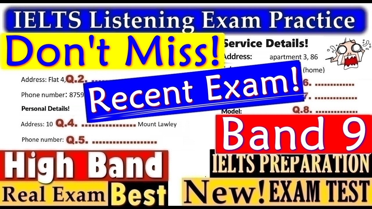 IELTS LISTENING PRACTICE TEST 2026 WITH ANSWERS | 27.08.2026