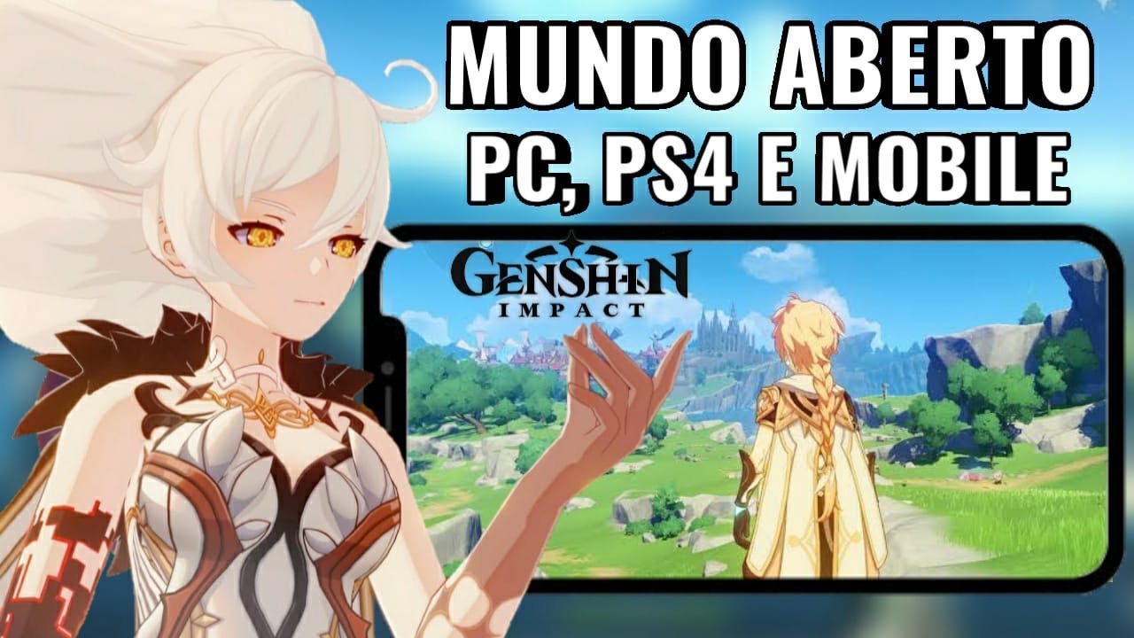 SENSACIONAL! GENSHIN IMPACT NOVO GAME DE MUNDO ABERTO SEM AUTOMÁTICO E MULTIPLATAFORMA | GAMEPLAY BR